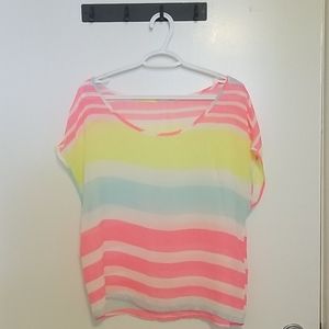 Multi-Coloured Ardene Chiffon Shirt